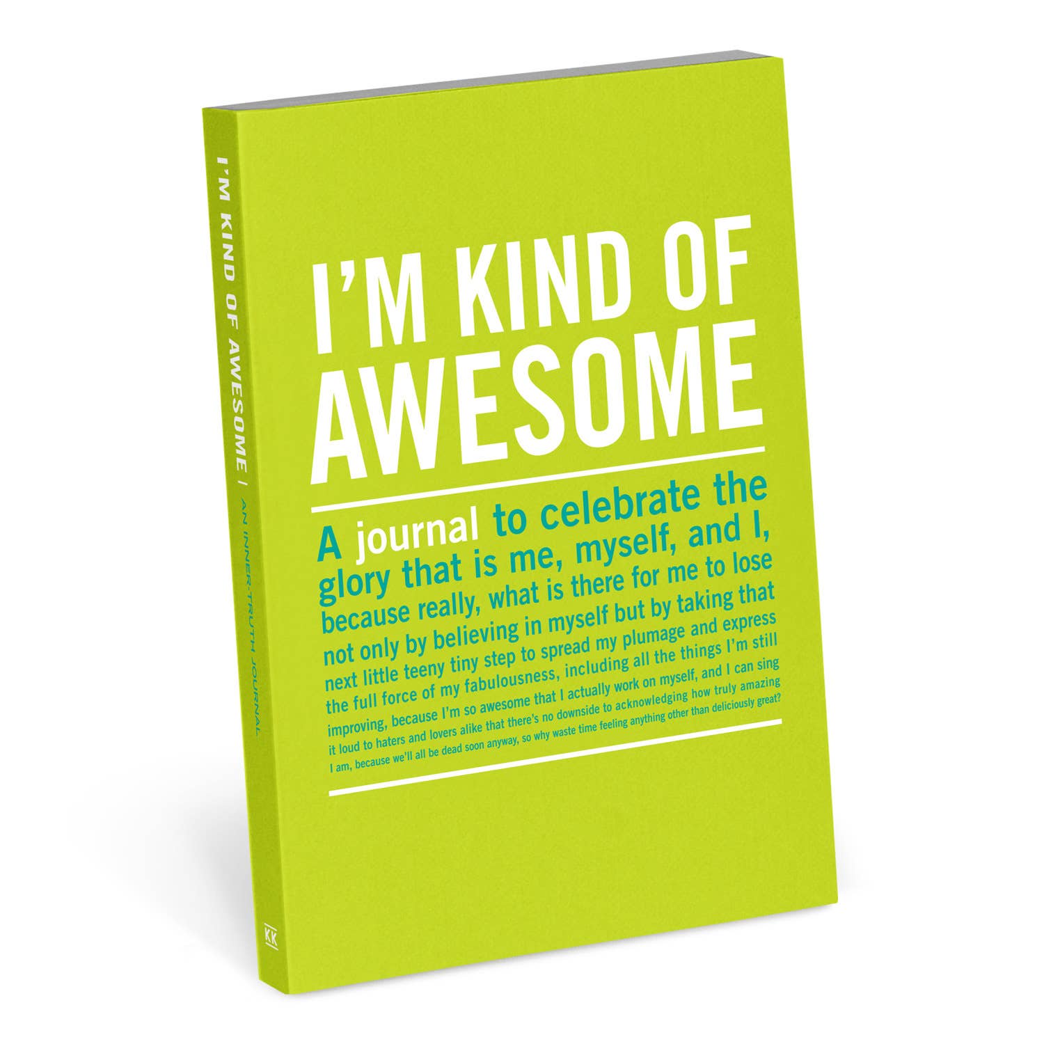 I'm Kind of Awesome Mini Inner-Truth Journal - Spiral Circle