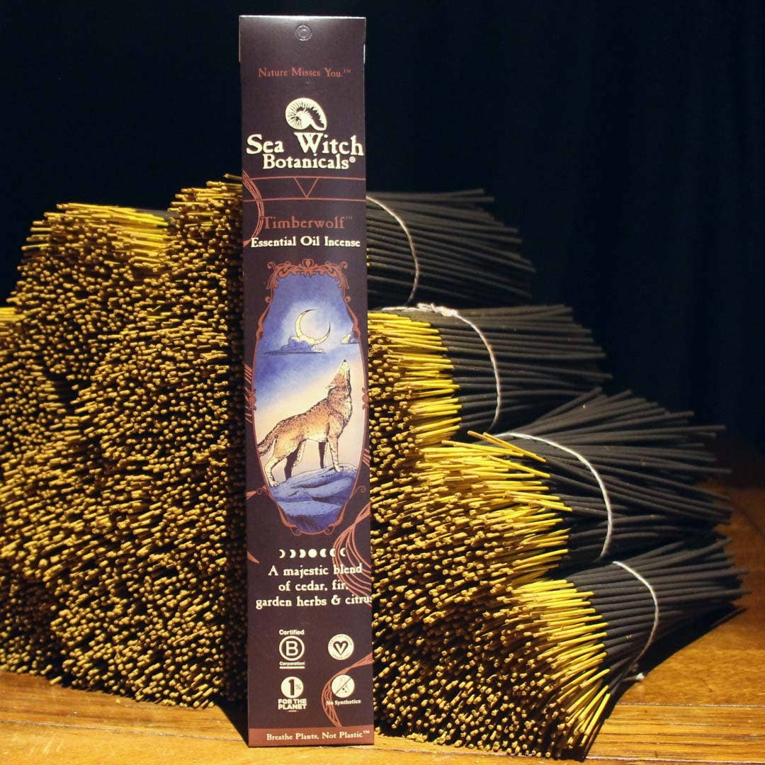 Incense sticks | Timberwolf | Cedar, Fir, Garden Herbs and Citrus - Spiral Circle