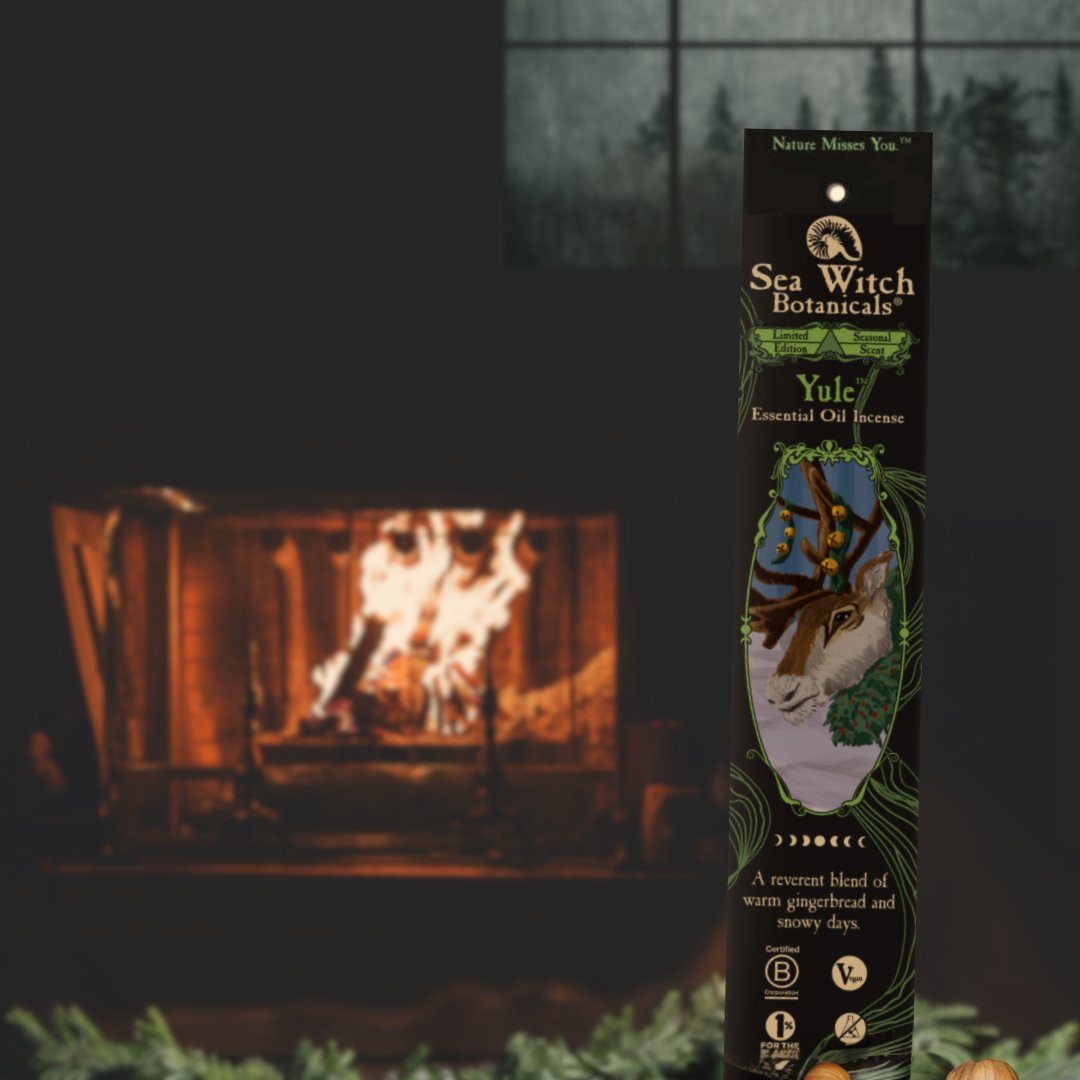 Incense Sticks | Yule | ginger, vanilla, and orange, dusted with seasonal spices - Spiral Circle