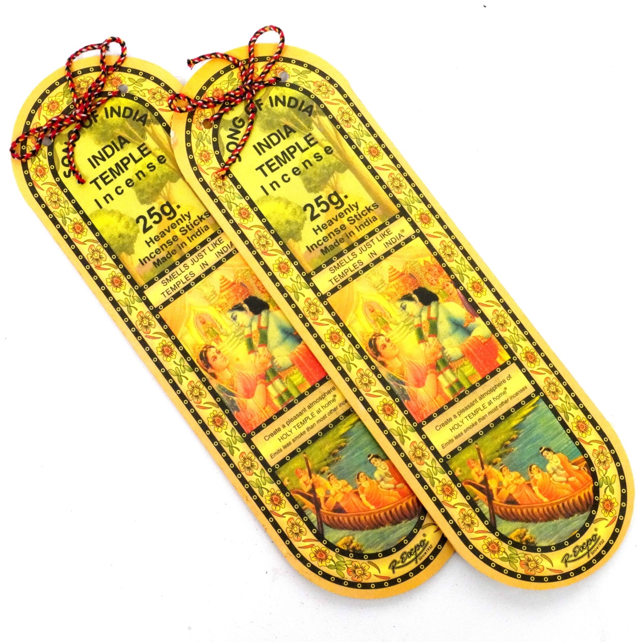India Temple Incense 25g - Spiral Circle