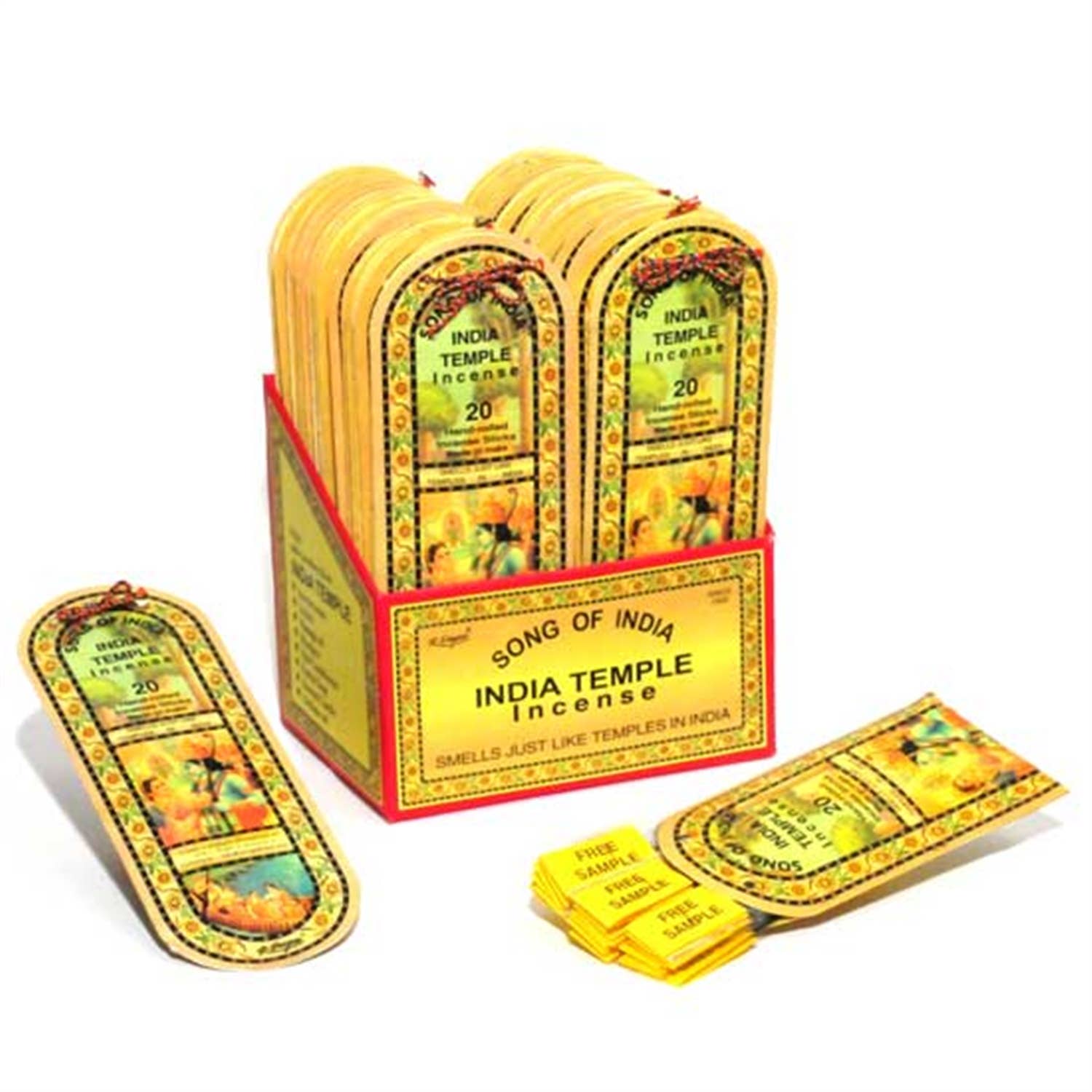 India Temple Incense 25g - Spiral Circle