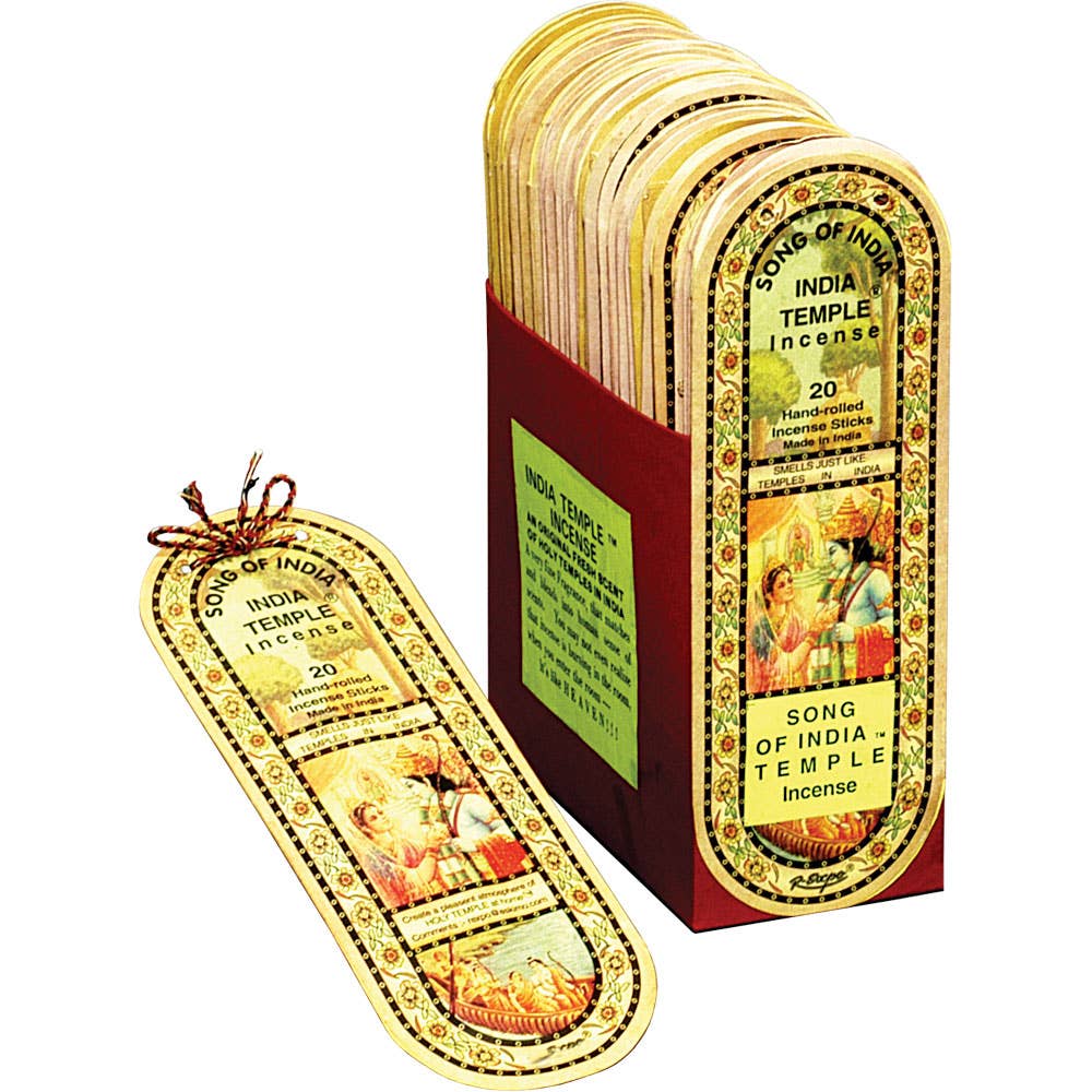 India Temple Incense - Spiral Circle
