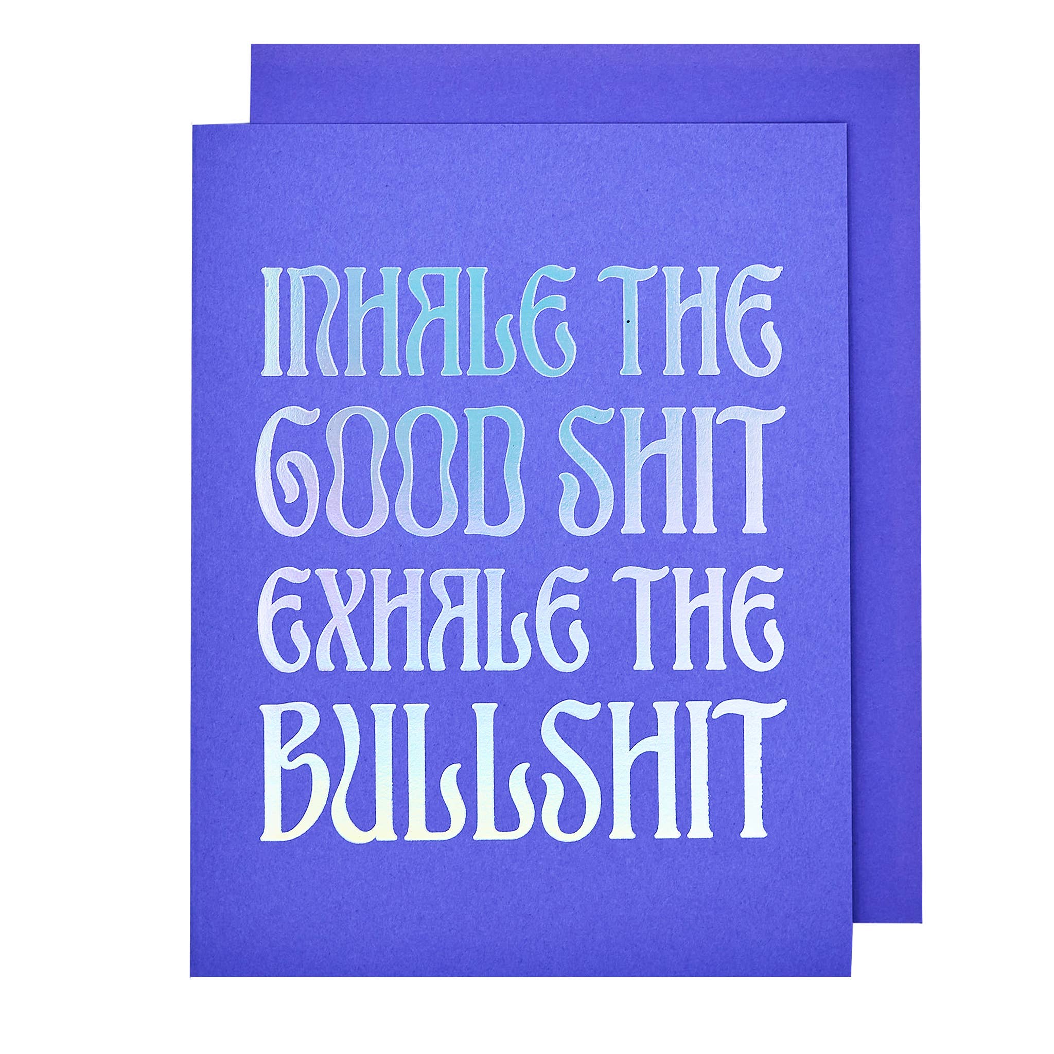 Inhale Exhale Friendship Card - Spiral Circle