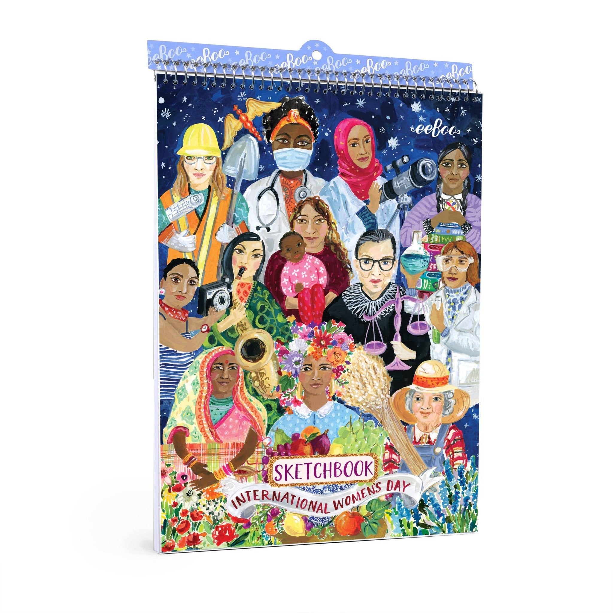 International Women's Day Sketchbook - Spiral Circle