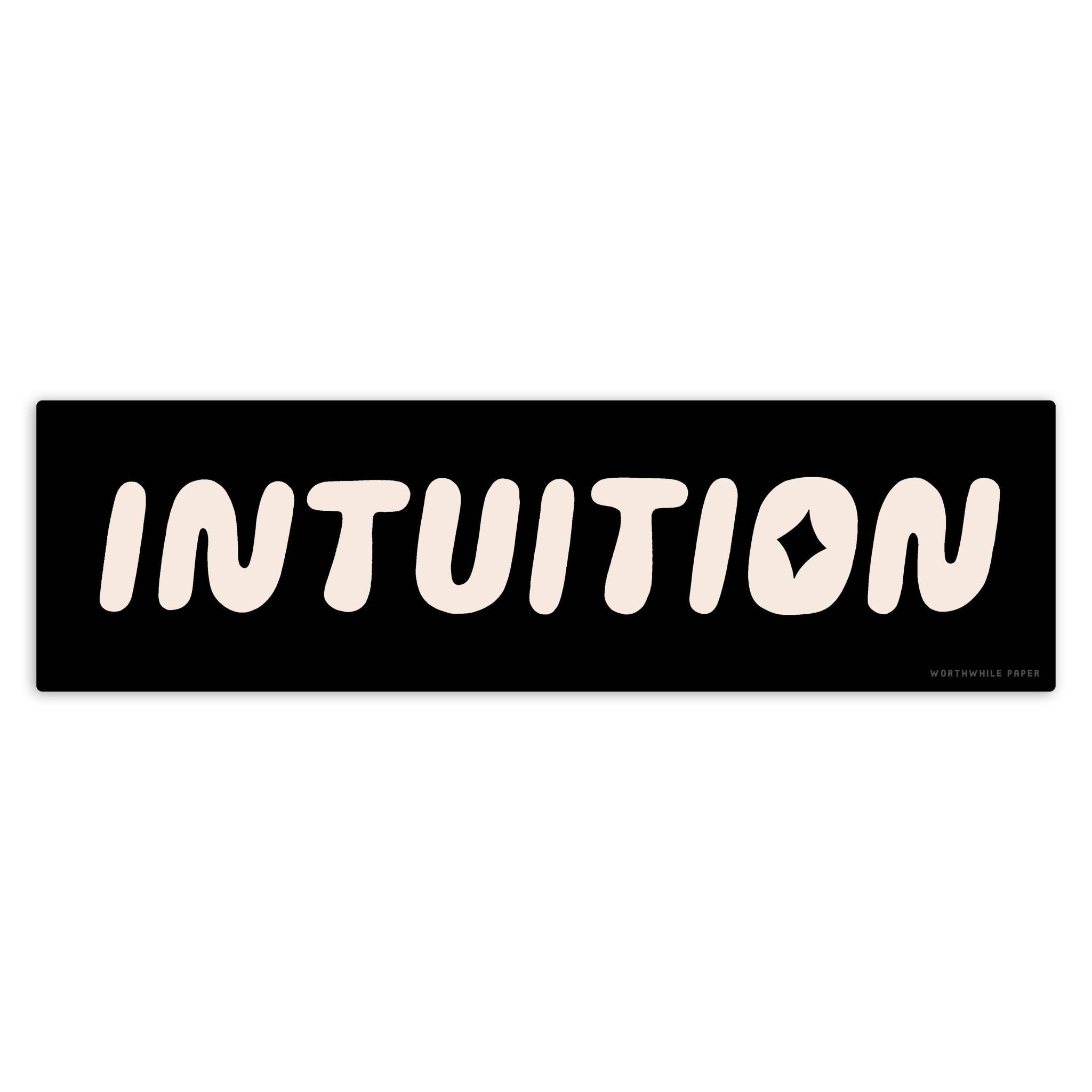 Intuition Sticker - Spiral Circle