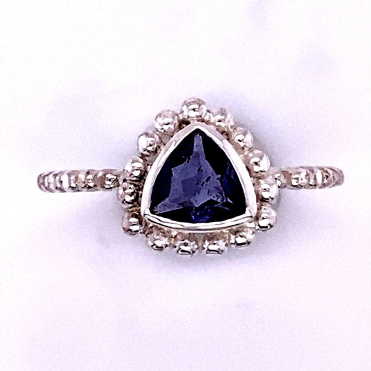 Iolite Lovely Lady Ring | Sterling Silver - Spiral Circle