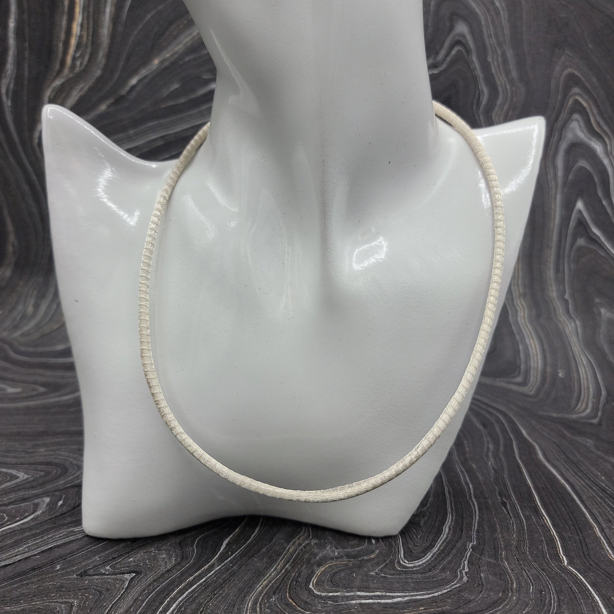 Italian Brass Necklace | 16" - Spiral Circle