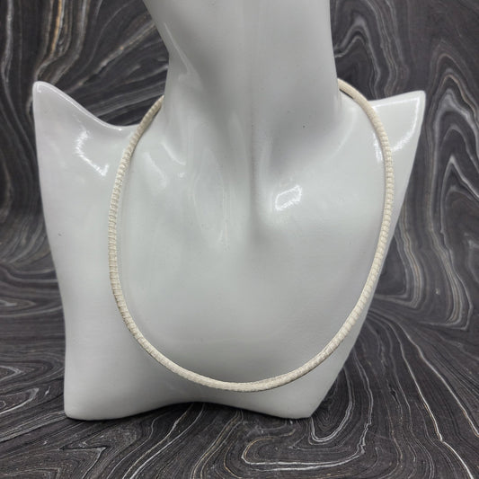 Italian Brass Necklace | 16" - Spiral Circle