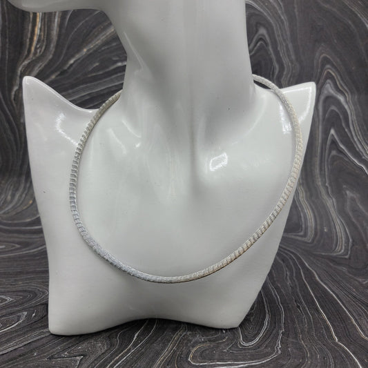 Italian Brass Necklace | 16" - Spiral Circle