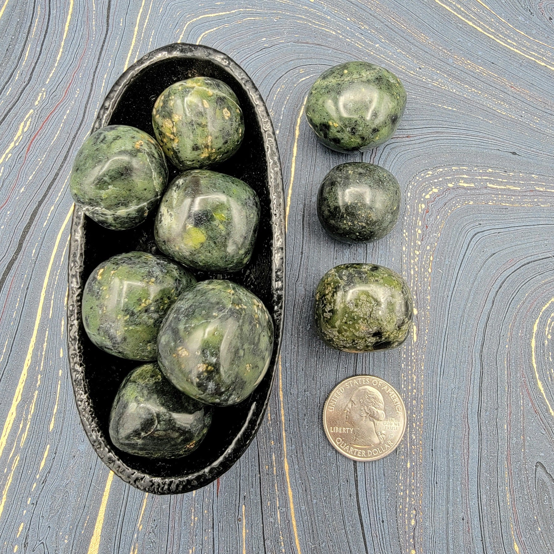 Jade, Nephrite - Spiral Circle