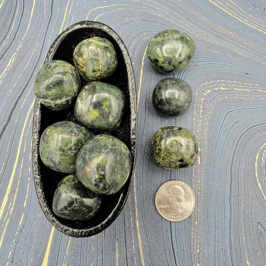 Jade, Nephrite - Spiral Circle