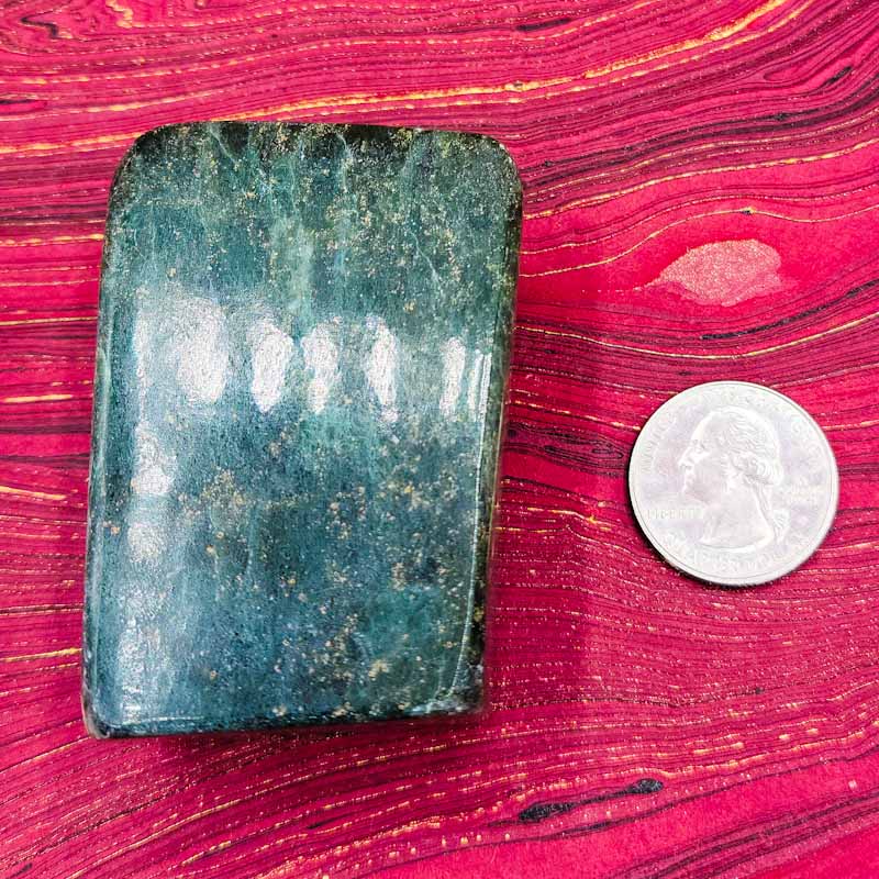 Jade Statement Piece | Tumbled - Spiral Circle