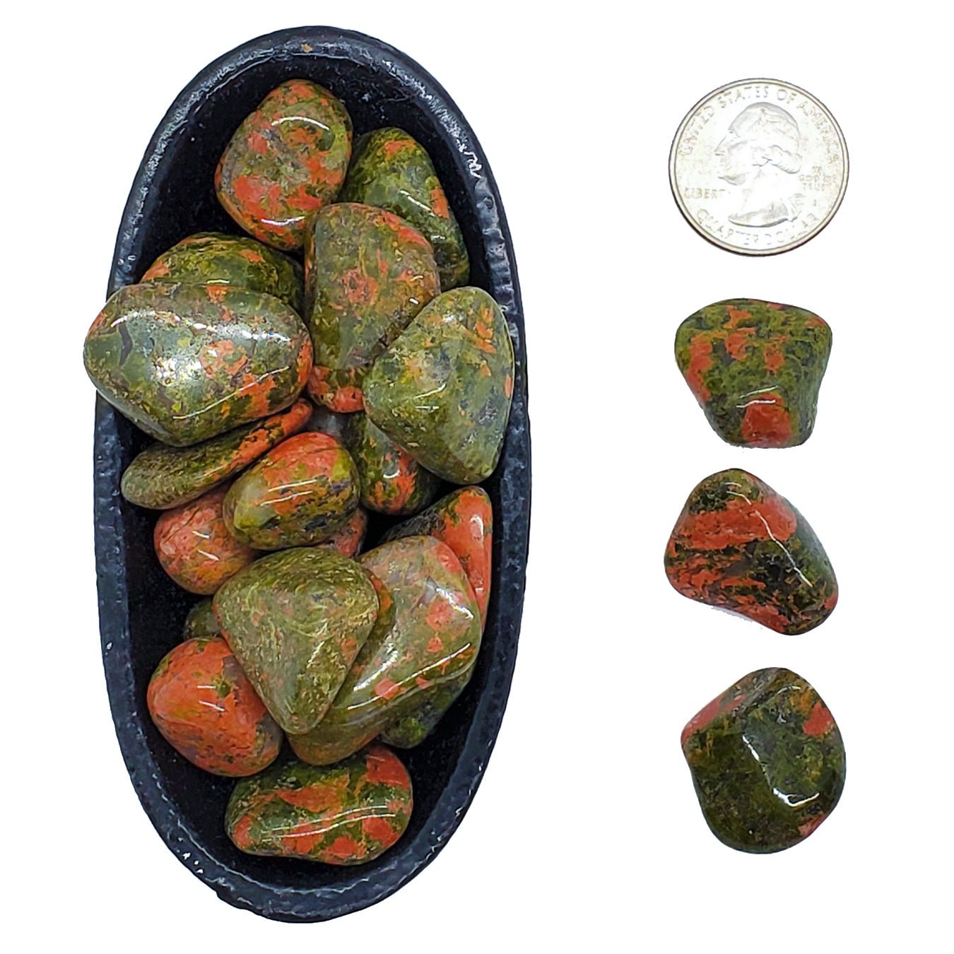 Jasper, Unakite - Healing and emotional balance - Spiral Circle