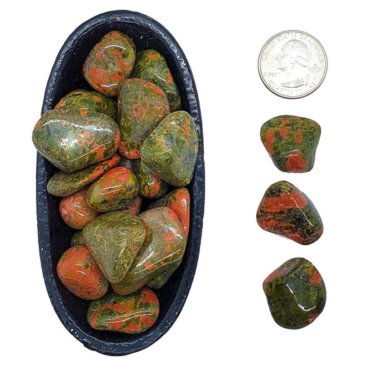 Jasper, Unakite - Healing and emotional balance - Spiral Circle