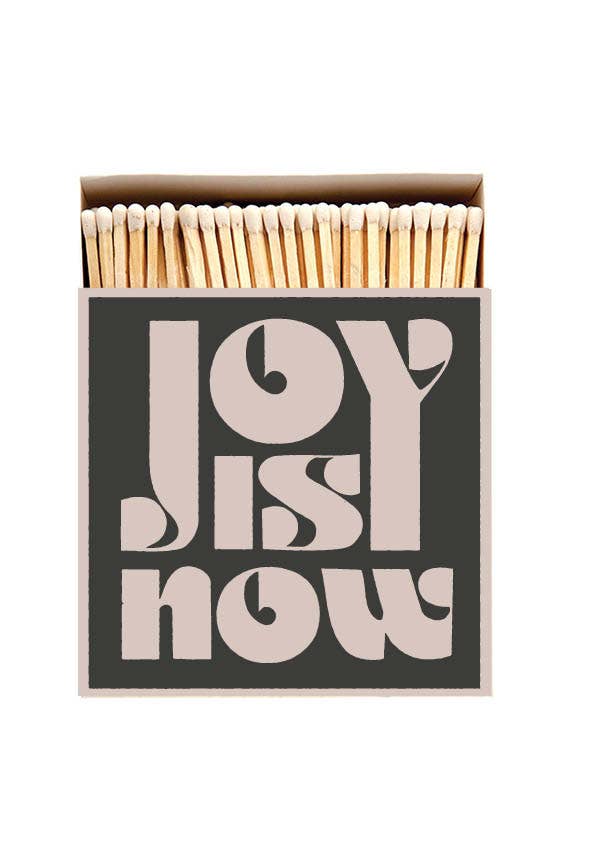 Joy is Now Match Box - Spiral Circle