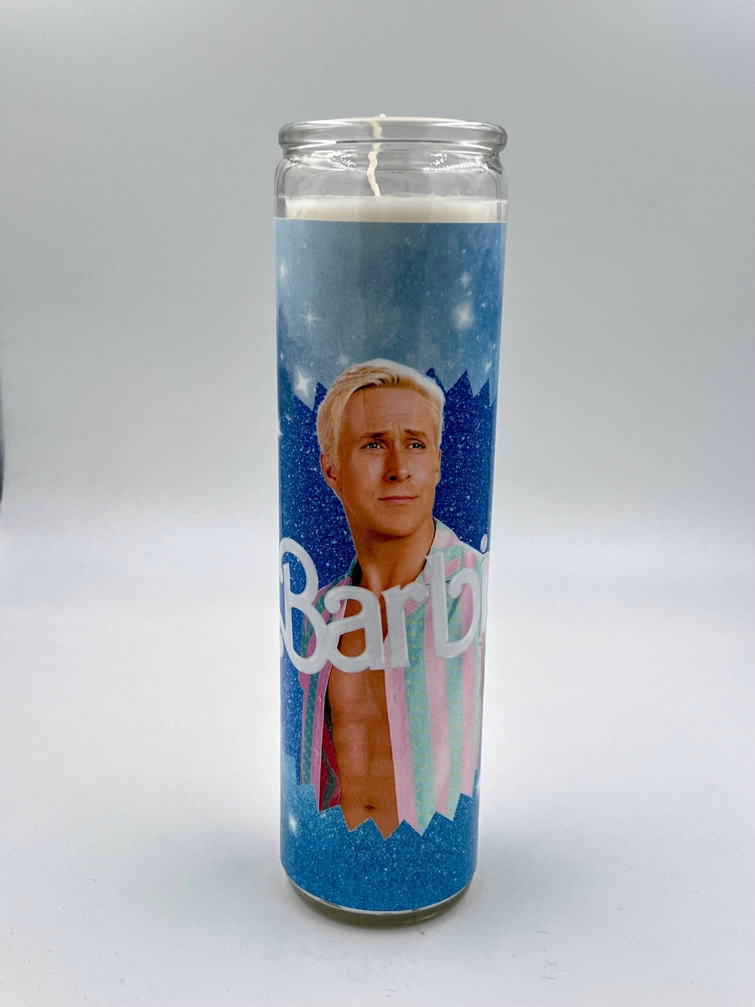 Ken Barbie Ryan Gosling Celebrity Prayer Candle - Spiral Circle