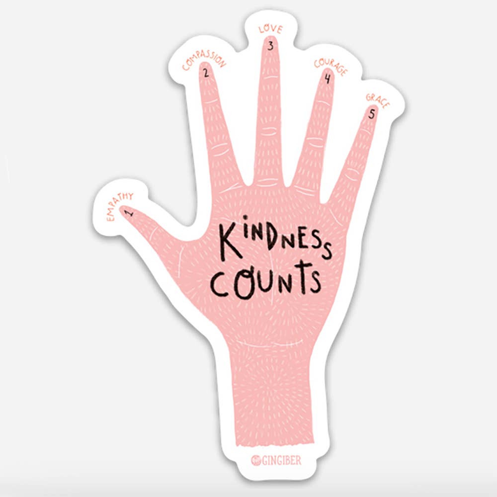 Kindness Counts | Sticker - Spiral Circle