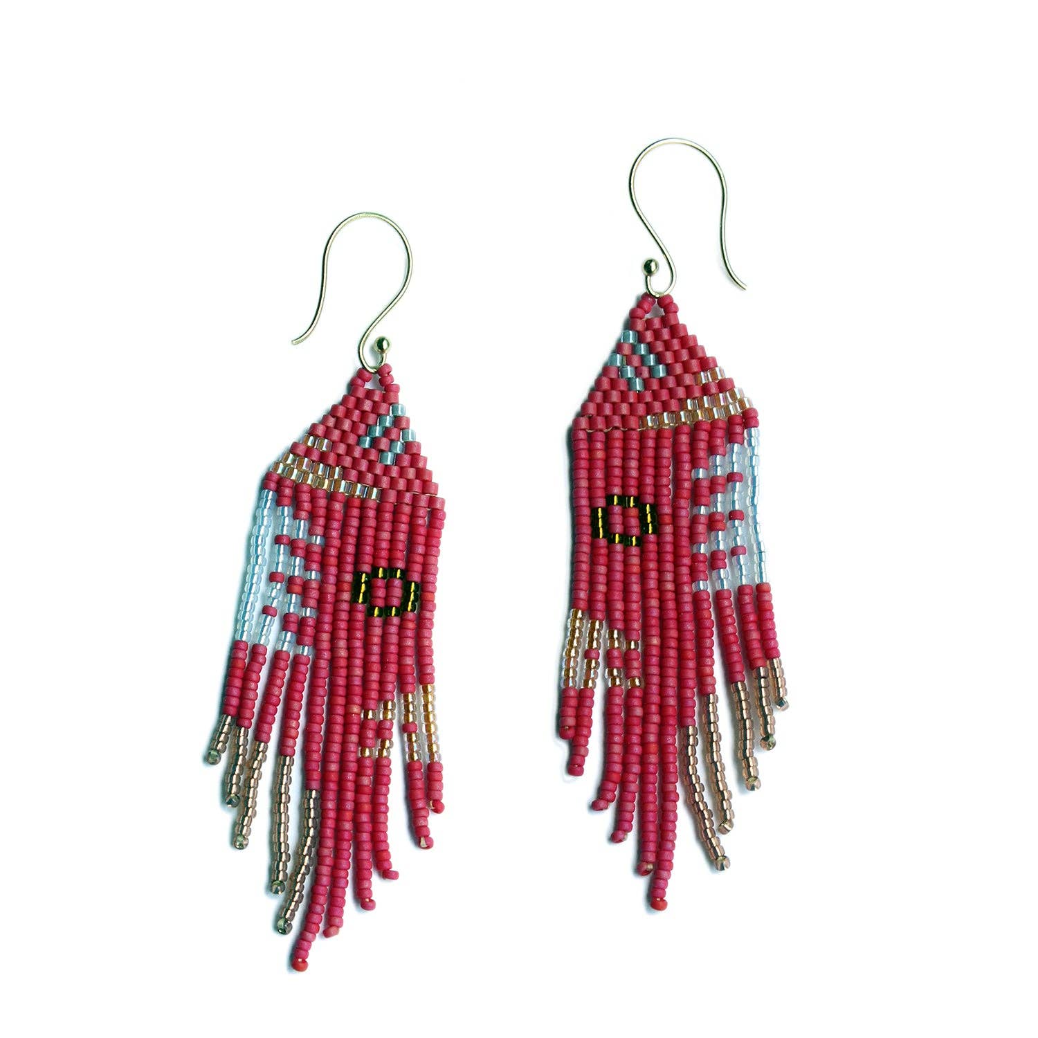 Klee Earring Red - Spiral Circle