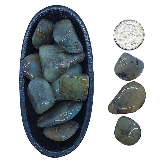 Labradorite | Tumbled | Magic - Spiral Circle