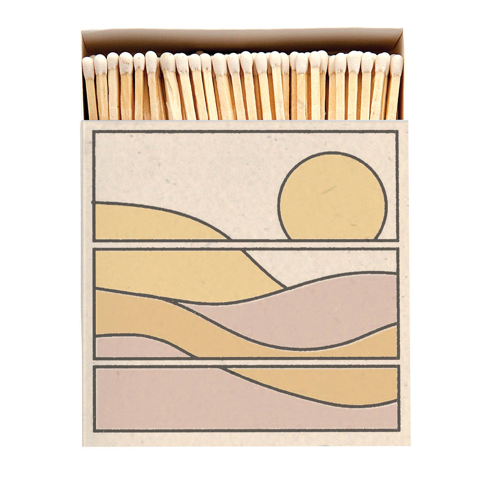 Landscape Match Box - Spiral Circle