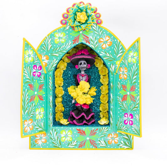 Large Double Door Catrina Nicho - Spiral Circle