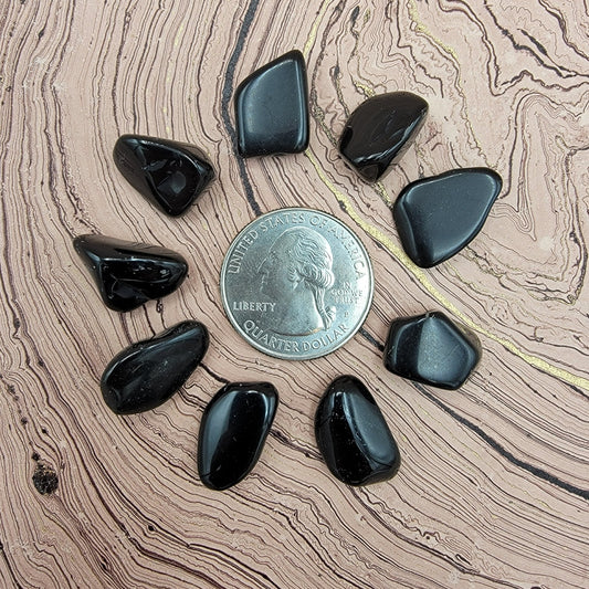 Large Single Tumbled Crystal Chips | Assorted - Spiral Circle