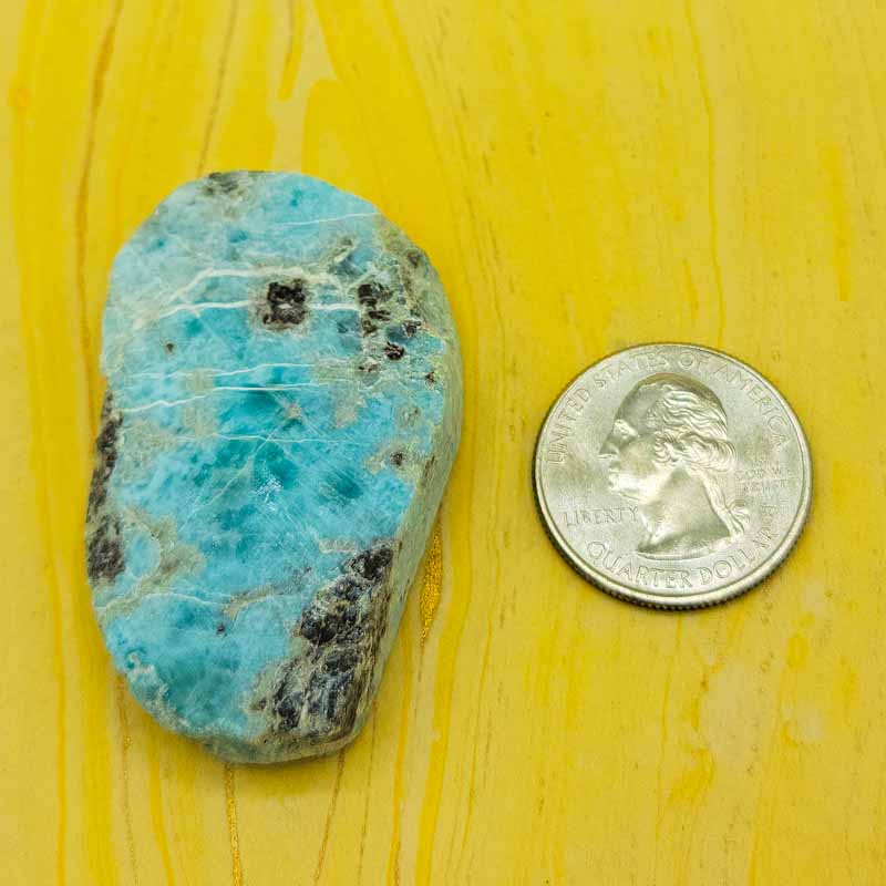 Larimar Slab | Raw - Spiral Circle