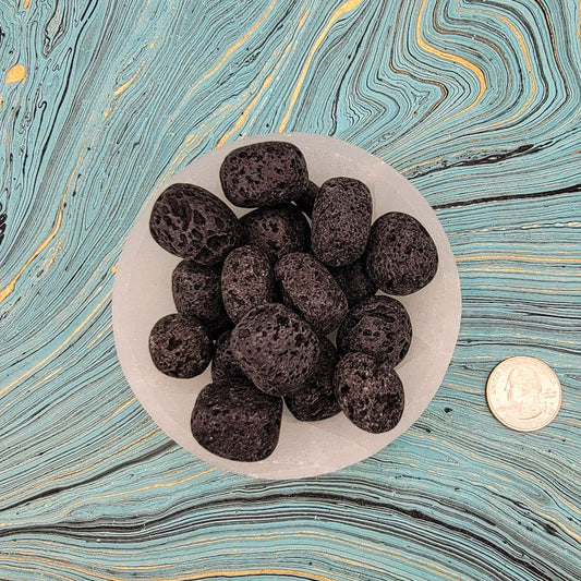 Lava Stone- cleansing, grounding, strength - Spiral Circle