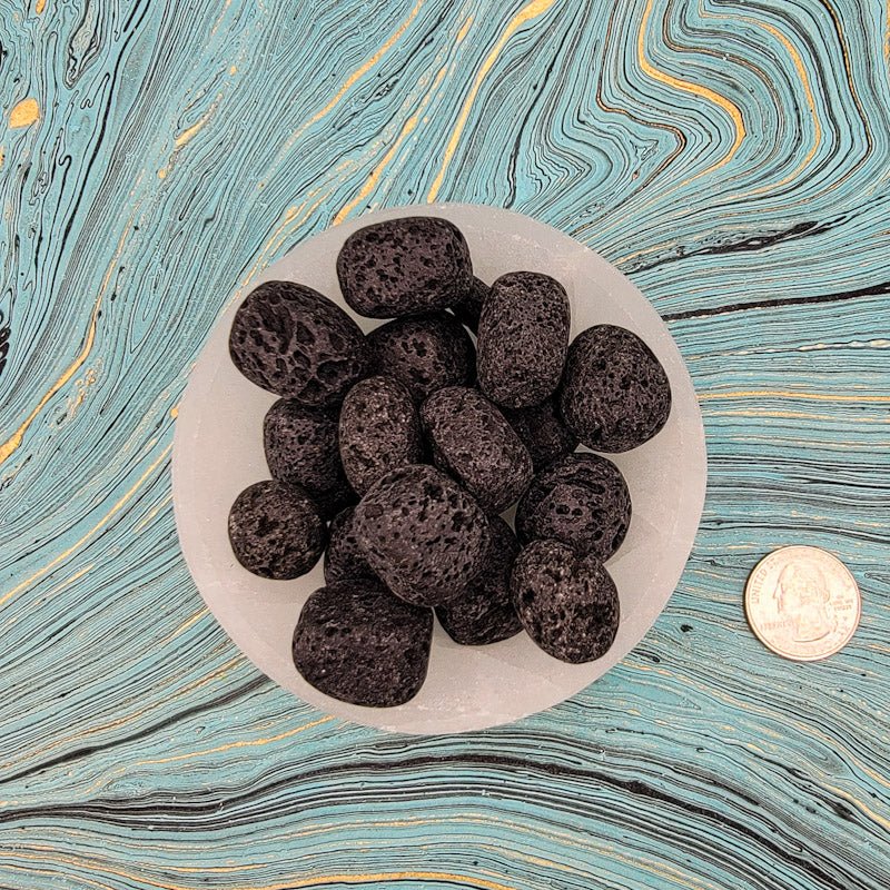 Lava Stone- cleansing, grounding, strength - Spiral Circle