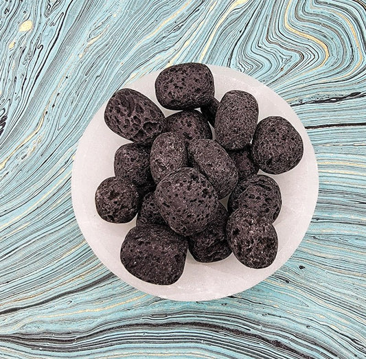 Lava Stone- cleansing, grounding, strength - Spiral Circle
