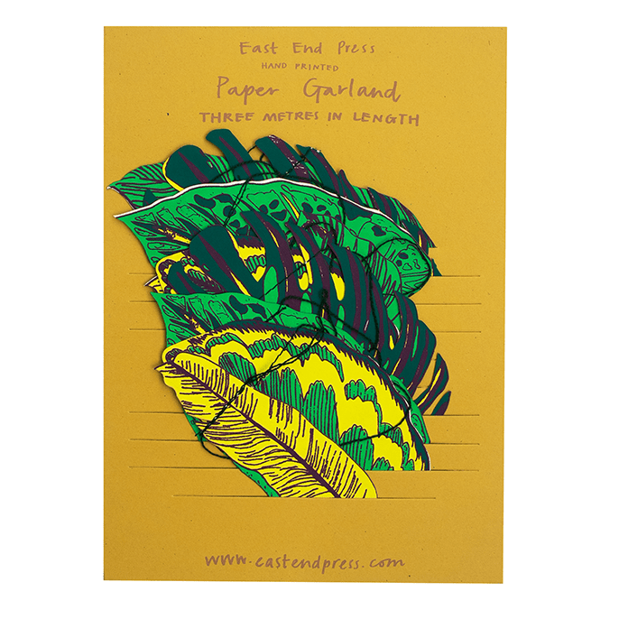 Leaves Garland - Spiral Circle