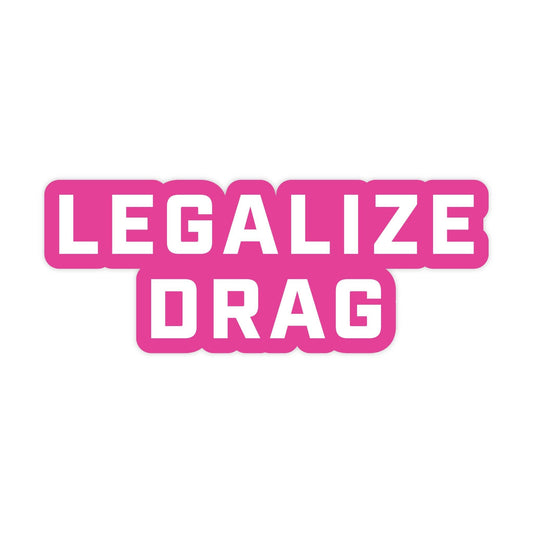 Legalize Drag Vinyl Sticker - Spiral Circle
