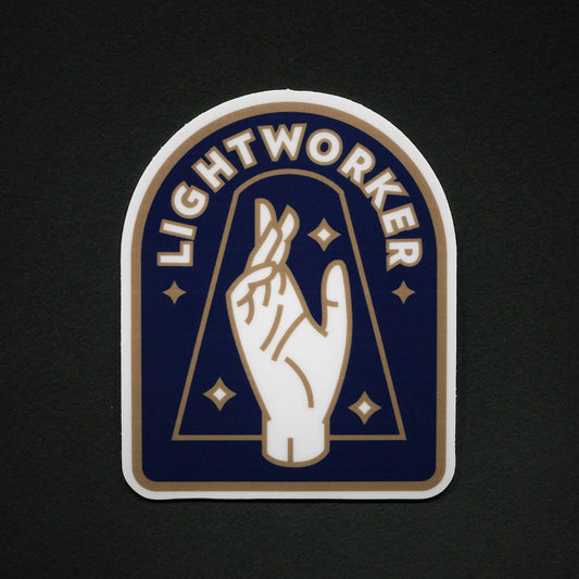 Lightworker Sticker - Spiral Circle