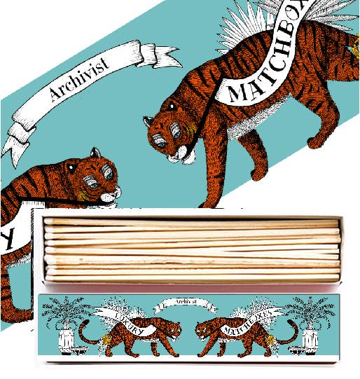 Long Tiger Match Box - Spiral Circle