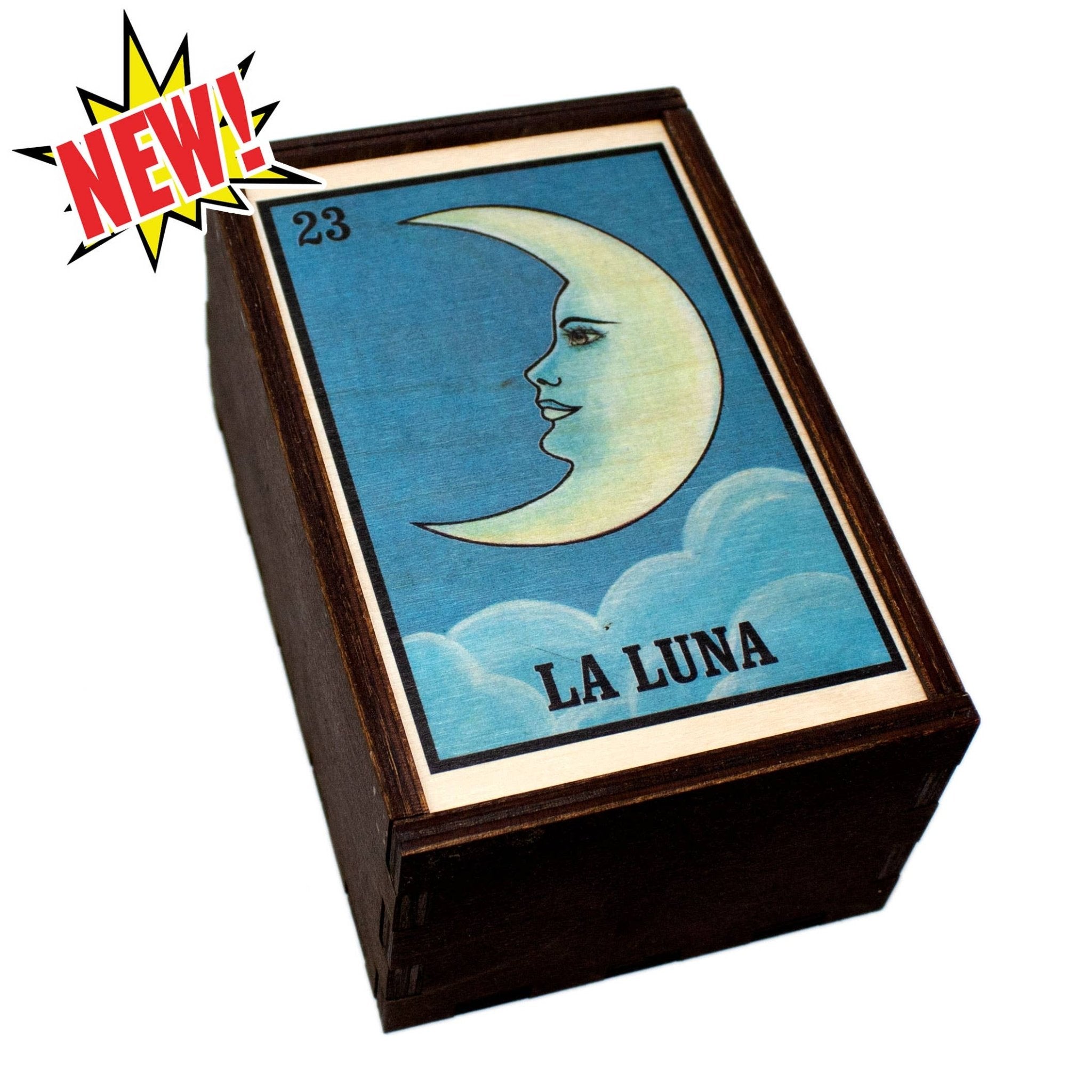 Loteria Luna/Moon | Full Color | Tarot Card/Stash Box | 4