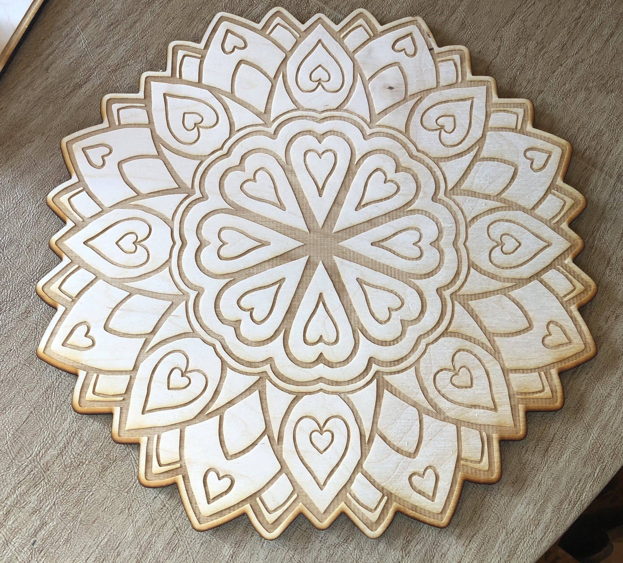 Love Crystal Grid | 6inches - Spiral Circle