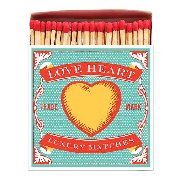 Love Heart Match Box - Spiral Circle