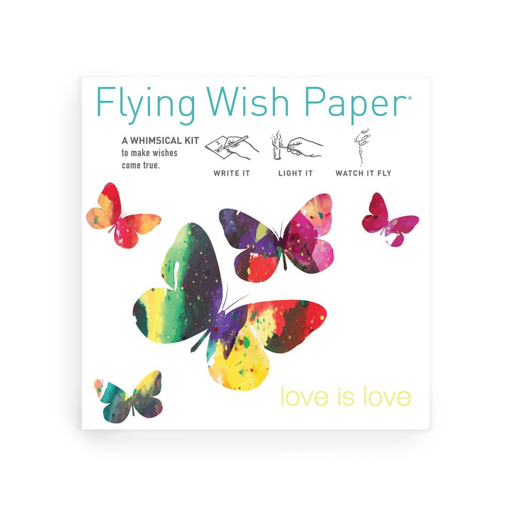 Love is Love | Flying Wish Paper Kit | Mini - Spiral Circle