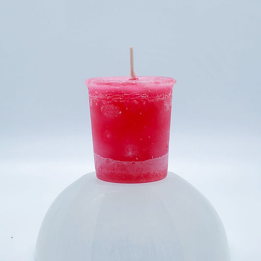 Love | Pink | Votive Intention Candle | Reiki Charged - Spiral Circle