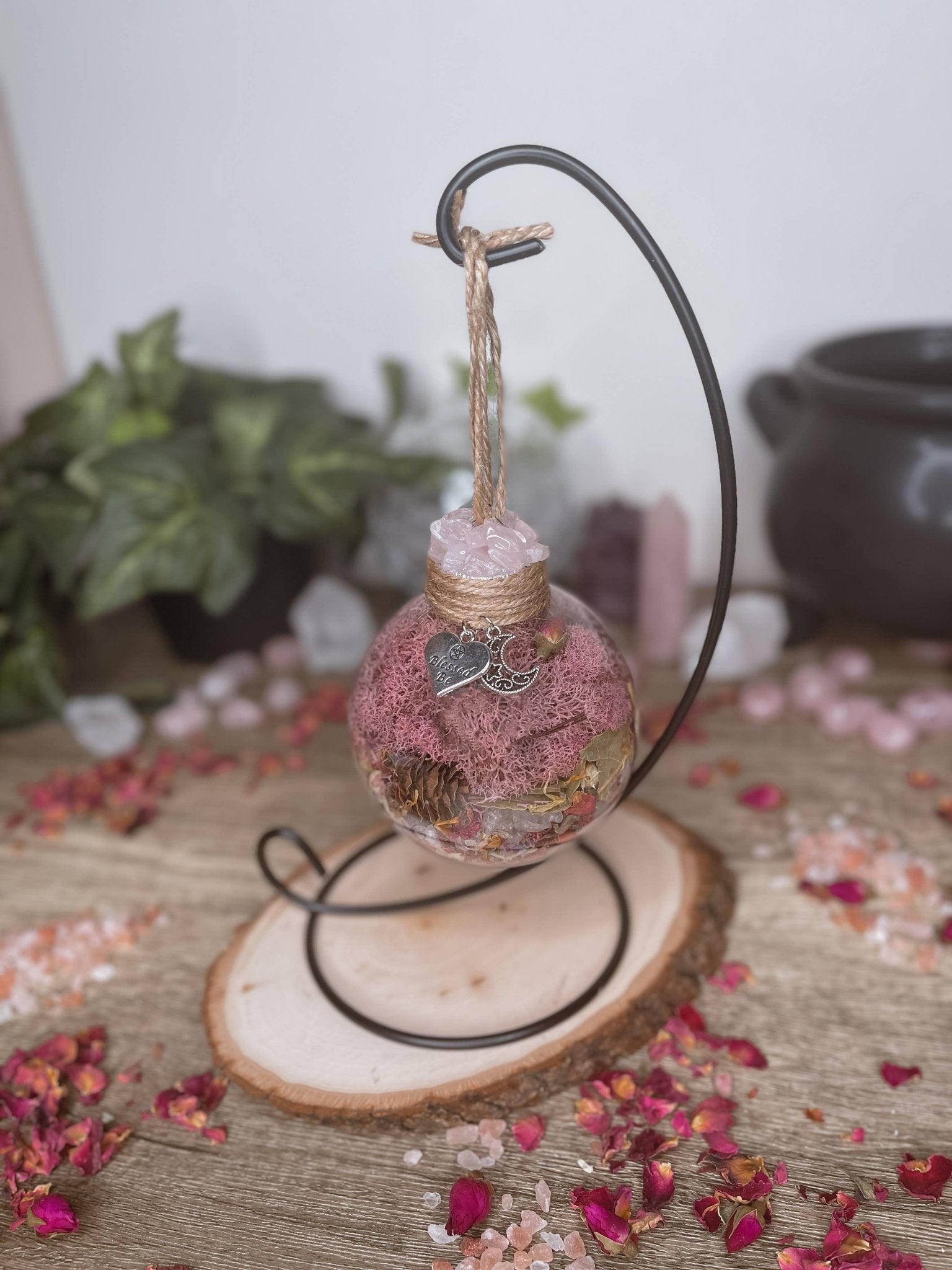 Love Spell Witch Ball, Witchy Decor | Witch Gift | Self Love - Spiral Circle