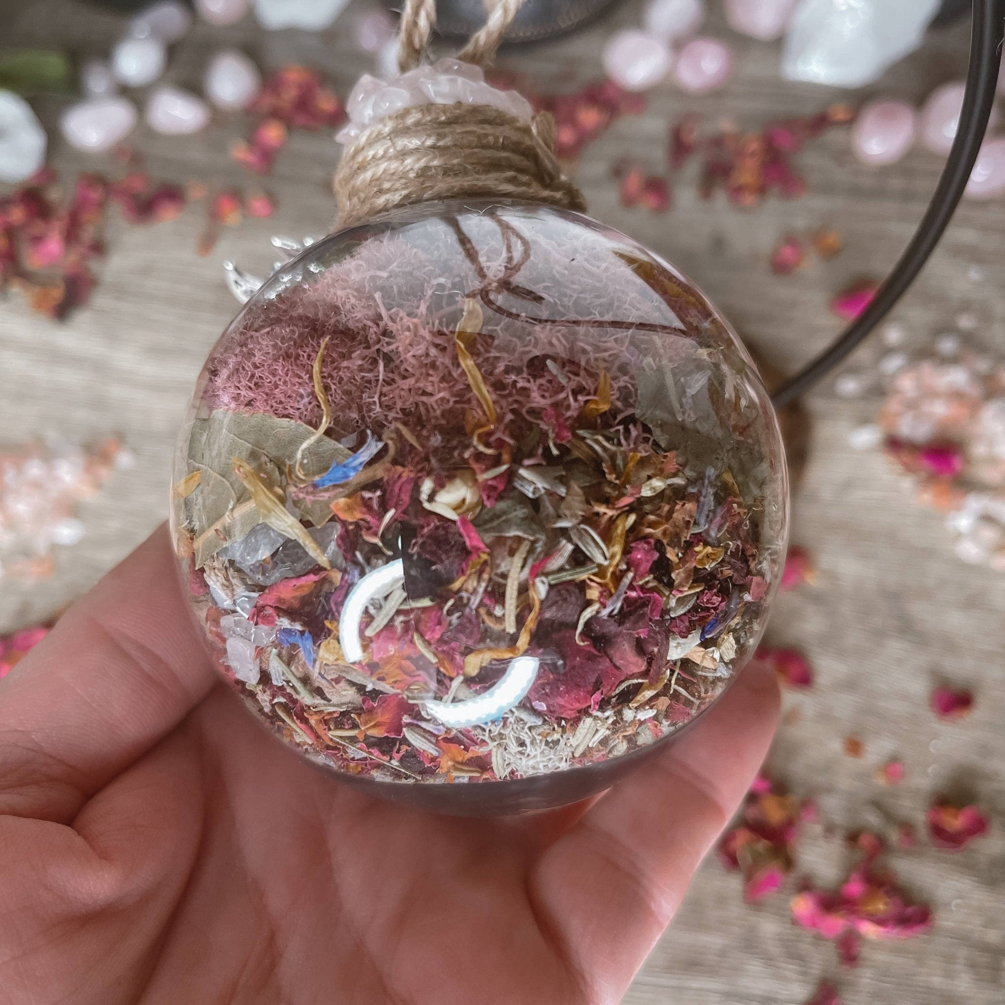 Love Spell Witch Ball, Witchy Decor | Witch Gift | Self Love - Spiral Circle