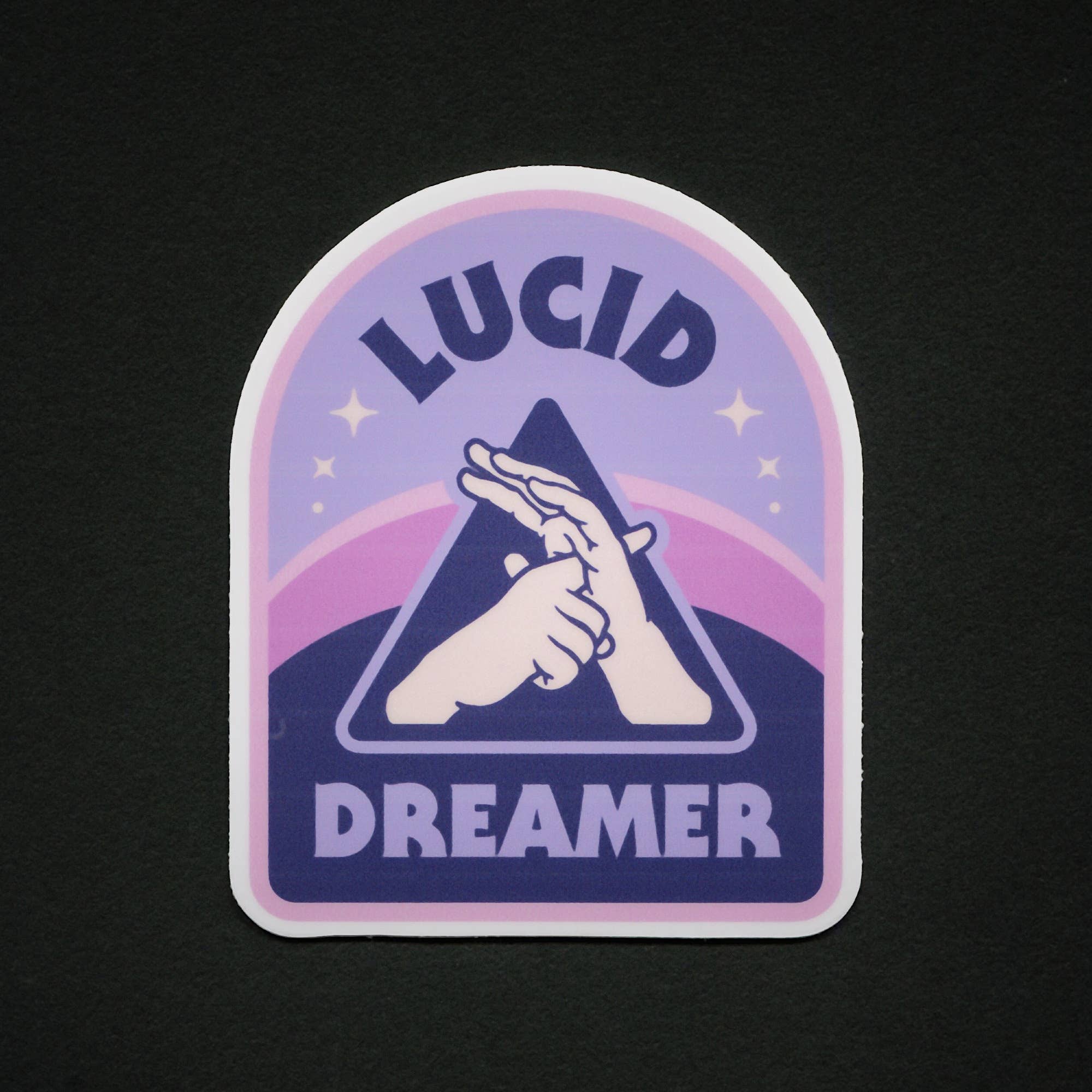 Lucid Dreamer Sticker - Spiral Circle