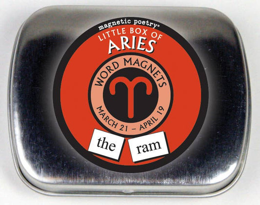Magnetic Poetry Box | Aries - Spiral Circle