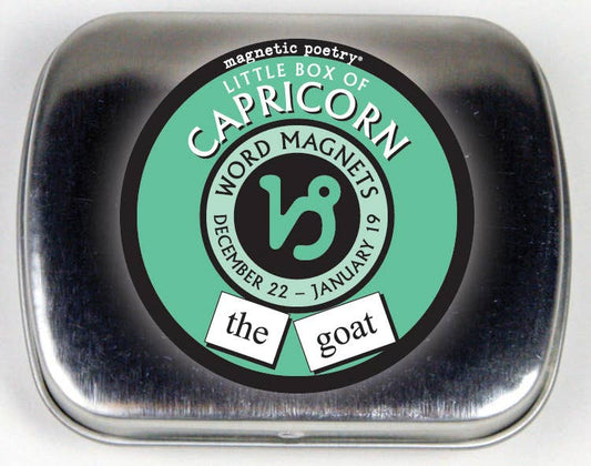 Magnetic Poetry Box | Capricorn - Spiral Circle