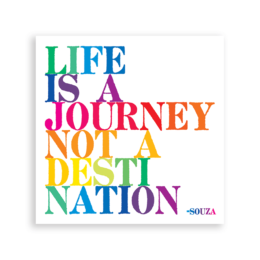 Magnets | Life Is A Journey (Souza) - Spiral Circle