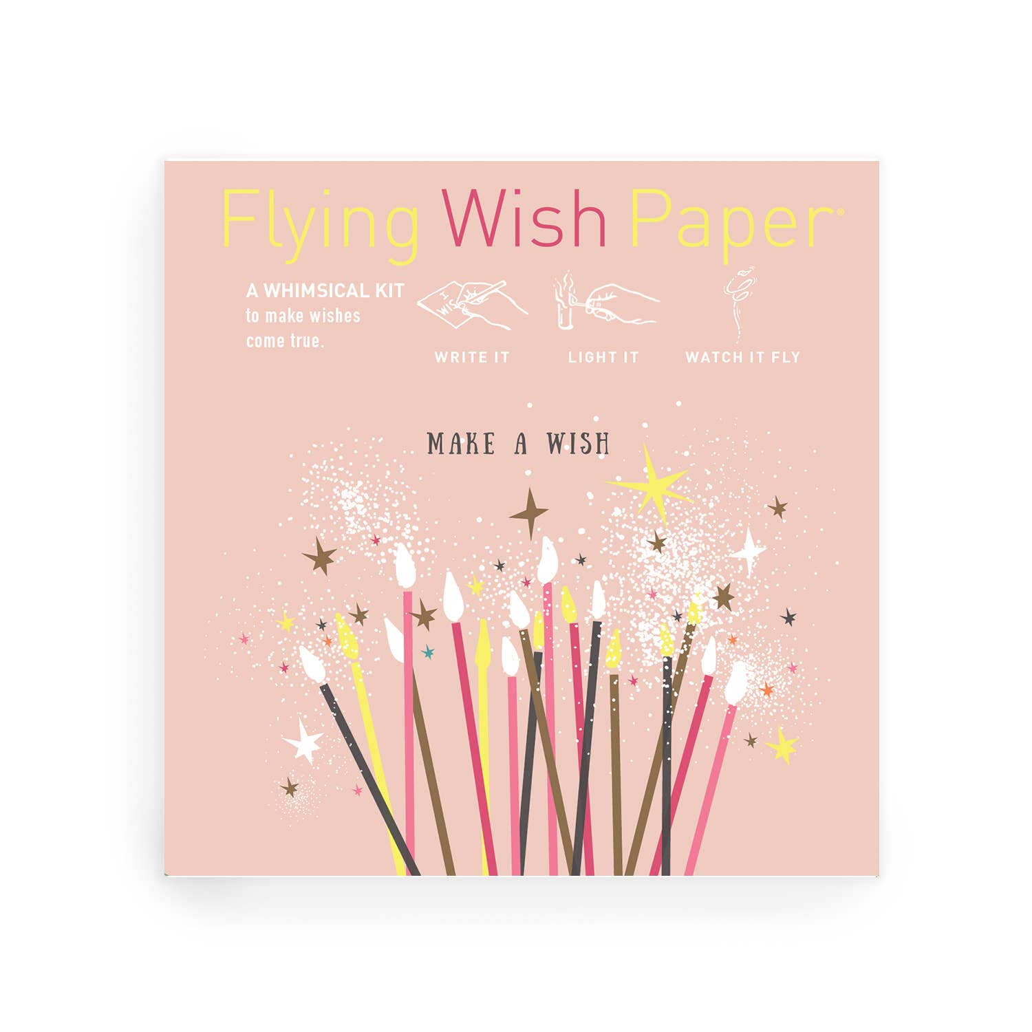 Make a Wish Birthday | Flying Wish Paper Kit | Mini - Spiral Circle