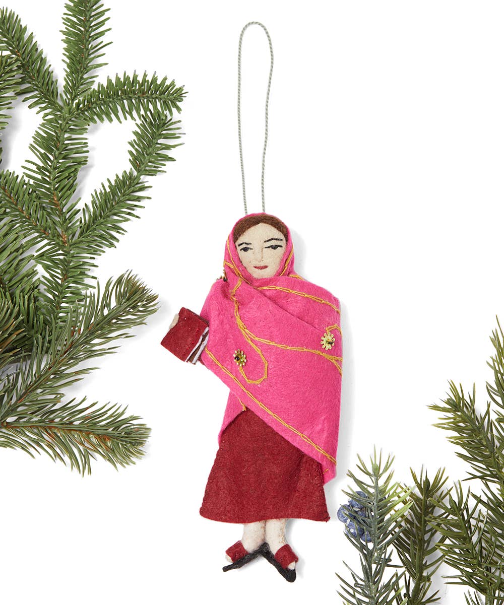 Malala Ornament - Spiral Circle