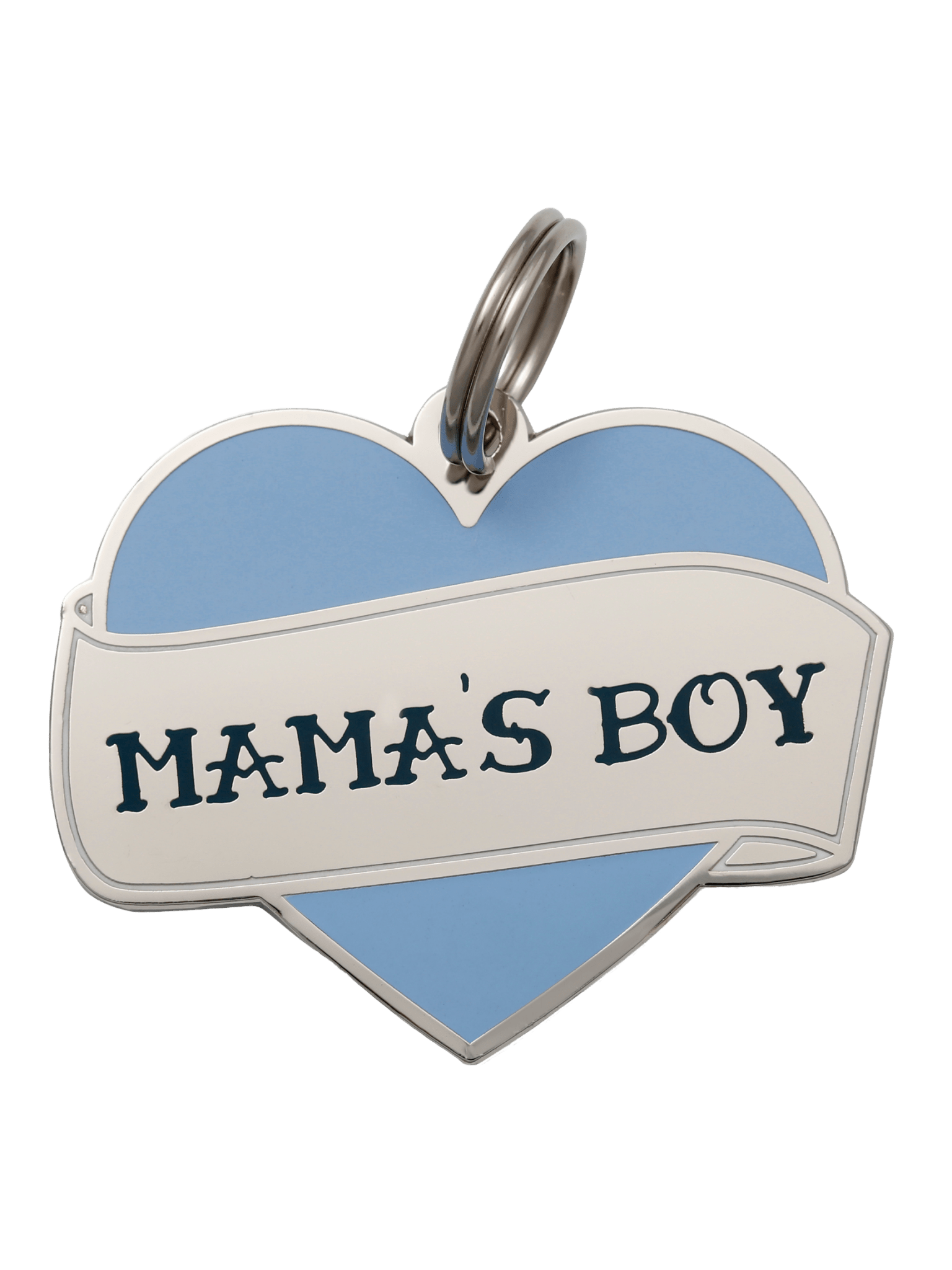 Mama's Boy Pet ID Tag - Spiral Circle