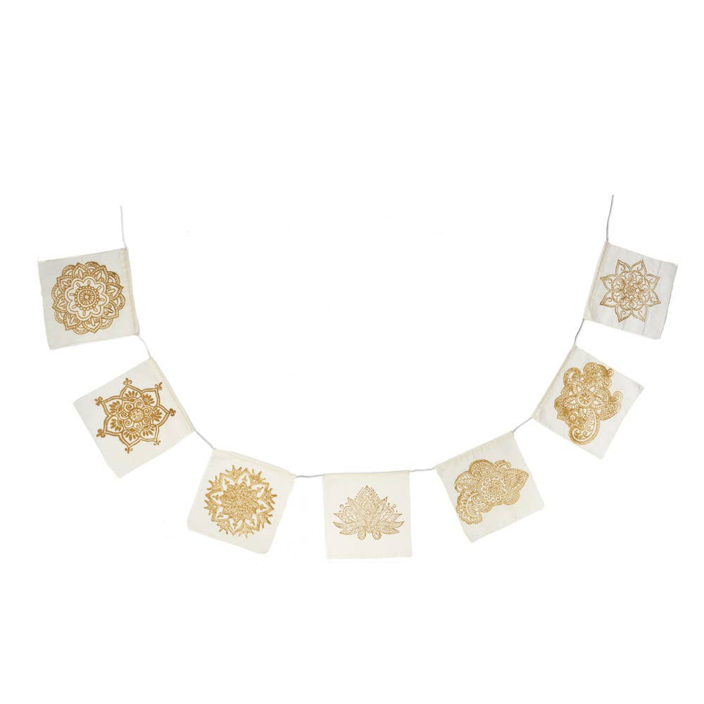 Mandala Bunting - Spiral Circle