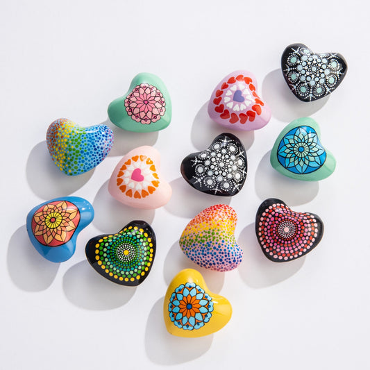 Mandala Chime Hearts - Spiral Circle